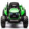 Lean Cars Akumuliatorinis traktorius su priekaba HC-306, 24V, žalias