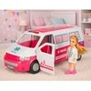 Lean Toys Ambulansinis žaislas ligoninė su gydytoja