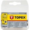 Koncówki Antgalių rinkinys Topex PH2x25mm, 10 vnt