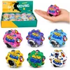Lean Toys Antistresinis kamuoliukas kosmoso tematika, įvairiaspalvis, Ø 7 cm