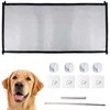 Security gate partition dog cat door
