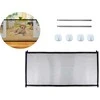 Security gate partition dog cat door