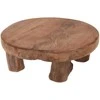 Home Styling Collection Serviravimo lenta medinė 20 cm - natūrali, ant kojų