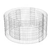 Songmics Gabionas Ø 90 cm, aukštis 40 cm