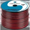 Cabletech Kabelis CCA 2x2.5mm 1m - juoda raudona