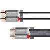 2 RCA-2 RCA laidas - 5m - Kruger &amp; Matz - Basic