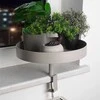 Vilde Metalinis gėlių stovas 36 cm pilkas