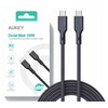 Kabelis Aukey CB-KCC101 USB-C į USB-C 1m (juodas)