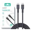 Kabelis Aukey CB-KCC101 USB-C į USB-C 1m (juodas)