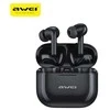 Bluetooth 5.3 Ausinės + AWEI Docking Station (T1Pro) juodos spalvos