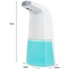 Liquid foam automatic soap dispenser