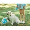 Automatinis pavadėlis šunims 5m (iki 20kg), mėlynas