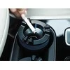 Automobilinė peleninė su cigarečių gesintuvu, juoda