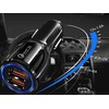 Automobilinis įkroviklis 2xUSB QuickCharge 3.0