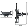 Gravity car holder for car grilles