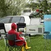 "Outsunny" kompresorinė šaldymo dėžė 16 l, šaldymo dėžė automobiliui 12/24 V DC ir 100-240 V AC, iki -20 °C, nešiojama šaldymo dėžė su MAX/ECO režimais, mini šaldytuvas kempingui, sunkvežimiui, valčiai, RV ir elektros lizdui