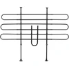 Automobilio atitvaras šunims, reguliuojamo pločio ir aukščio, juodas, 87–135 × 85–120 cm