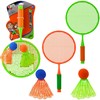 Lean Toys Badmintono rinkinys su 2 raketėmis ir 2 kamuoliukais, 48 cm