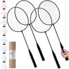 Badmintono rinkinys Vilde, 61 cm, 4 raketės, 8 plunksnos