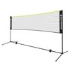 Songmics 4 m badmintono tinklas juodai geltonos spalvos