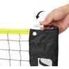Songmics Badmintono tinklelis juodas ir geltonas