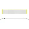 Badmintono tinklo rinkinys 420 cm geltonas