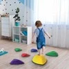 AIYAPLAY 6 vnt. laiptelių rinkinys, neslystanti danga, vidui ir laukui, sukraunami, spalvoti