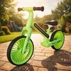 Balansinis dviratis Trike Fix Glow LED rėmas, neoninė žalia