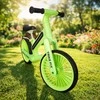 Balansinis dviratis Trike Fix Glow LED rėmas, neoninė žalia