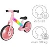 Balansinis dviratis Trike Fix Glow LED rėmas, rožinis