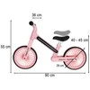 Balansinis dviratis Trike Fix Glow LED rėmas, rožinis