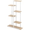 Springos Baltas metalinis vazonas 60x20x113 cm GA0212