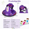 Bamperinis automobilis 6 V violetinis