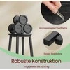 Songmics VASAGLE baro kėdės, 2 vnt. rinkinys, baro kėdės 65 cm aukščio, virtuvės kėdės su metaliniu rėmu