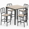 Baro stalo komplektas 90 x 90 x 91.5 cm 5 vnt.