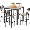 Baro stalo komplektas 90 x 90 x 91.5 cm 5 vnt.