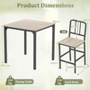 Baro stalo komplektas 90 x 90 x 91.5 cm 5 vnt.