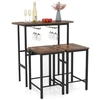 Baro stalo rinkinys 100 x 40 x 95 cm 3 vnt.
