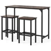 Baro stalo rinkinys 120 x 48 x 91 cm 3 vnt.