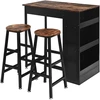 Baro stalo rinkinys 91.5 x 49 x 91.5 cm 3 vnt.
