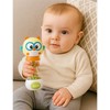 Lean Toys Barškutis vaikams pelėda su spalvotais rutuliukais 17 cm