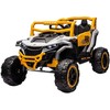 Lean Cars Baterijomis Varomas 4x4 Visureigis M1, Baltas ir Geltonas