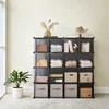 SONGMICS DIY batų lentynos iš 16 kubų 31 x 123 x 123 cm