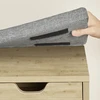 Valora Batų spintelė su minkšta sėdyne, ąžuolo ir pilka, 104 × 30 × 48 cm