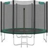 Songmics Trampolin Ø 305 cm juodas-grün