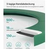 Songmics Batutas Ø 427 cm su vidiniu tinklu, juodai tamsiai žalias