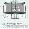 Songmics Batutas Ø 427 cm su vidiniu tinklu, juodai tamsiai žalias