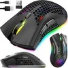 Kilimėlis Belaidė optinė pelė su RGB apšvietimu