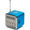 Belaidis garsiakalbis su FM radiju ir Bluetooth, mėlynas
