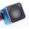Belaidis garsiakalbis su FM radiju ir Bluetooth, mėlynas